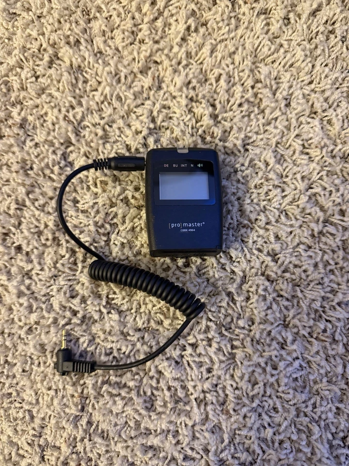 Promaster Multi-function Wireless Timer Remote Code 4964 - Working!!!! - Image 1 of 4