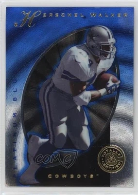 1997 Pinnacle Totally Certified Platinum Blue /2499 Herschel Walker #43 - Image 1 of 2