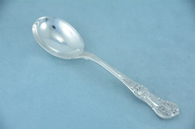 Cuchara de azúcar Tiffany English King de plata de ley de 5-5/8" sin monograma Foto 1 de 4