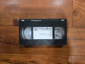 Vintage Paper Plant Promo Video - International Paper - VHS Tape - Picture 1 of 1