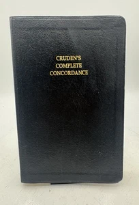 Cruden's Complete Concordance Genuine Bonded Leather 1986 Softcover - Picture 1 of 7