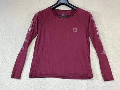 Camisa Clásica Cuello Redondo ROXY Manga Larga Talla XS Roja Ver Fotos  Foto 1 de 4