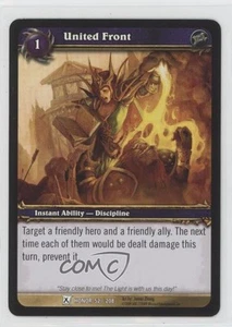 2009 World of Warcraft TCG: Fields of Honor United Front #52 0a2 - Picture 1 of 3