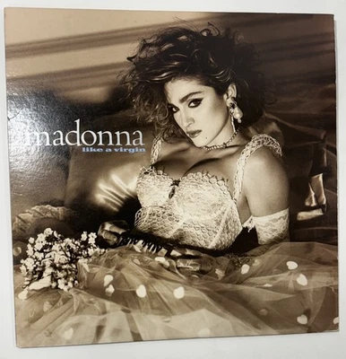 Madonna Like A Virgin 1984 Vinyl Record Sire 1-25157 - Image 1 of 4