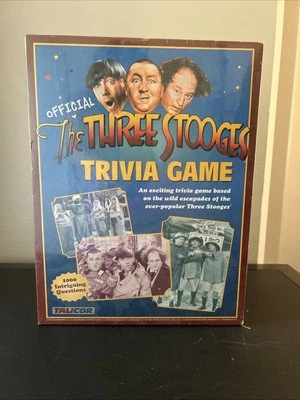 The Official Three Stooges Trivia Game Sealed In Plastic 2000 By Talicor - Image 1 of 4