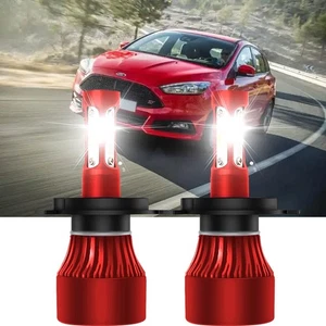 2X 9003 H4 LED Headlight Bulbs Hi/Lo Beam 6000K for 2001-2004 Ford Escape Focus - Picture 1 of 11