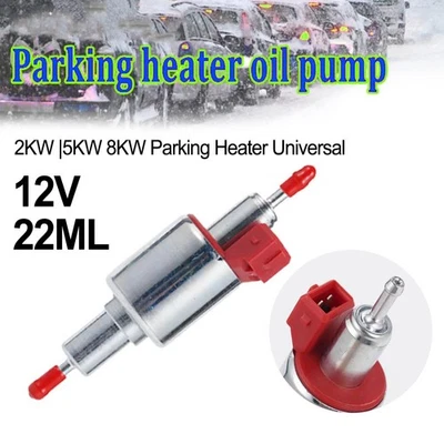 12V 22ML Oil Pump for Parking Heater Fuel Supply for Webasto and Diesel Heaters - Image 1 of 4