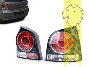 LT Pair Halogen Rear Lights VW Polo 9N3 9N 05-09 red & black LHD - Bild 1 von 6