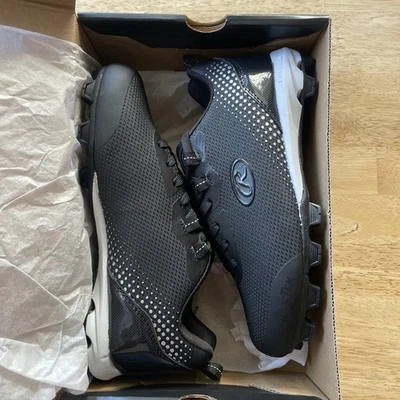 Botines de béisbol Rawlings FD Youth Edge negros/blancos para niños talla 4 ¡Nuevos!    (X) Foto 1 de 3