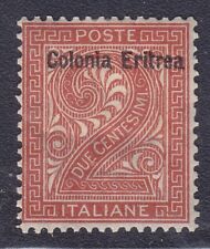 COLONIE ERITREA 1893 FRANC D'ITALIA 2c n.2 MLH*