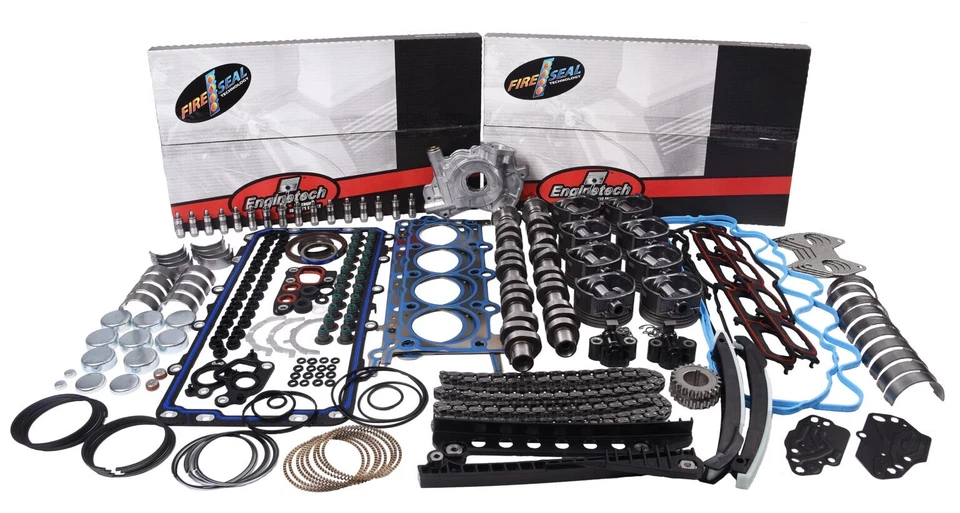 Master Engine Rebuild Kit with Moly Rings for 67-85 GM/Chevrolet 5.7L/350 OHV Foto 1 de 1
