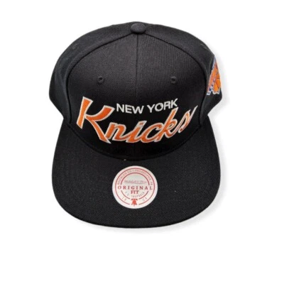 Gorra Mitchell & Ness New York Knicks Team Script 2.0 ajustable Snapback Foto 1 de 4