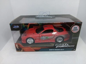 JADA FAST & FURIOUS DOMS MAZDA RX-7 RED PAINT 1:32 SCALE *NEW* - Picture 1 of 4