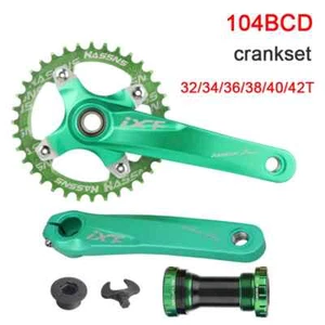 Integrated Crankset Hollowtech 104 Bcd Crank 170MM 32/34/36/38/40/42T Chainring - Picture 1 of 48