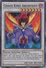 Chaos King Archfiend - LC5D-EN072 - Super Rare 1st Edition Yugioh