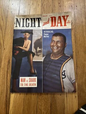 VTG Night and Day Magazine February 1954 Pepper Martini Roland Petit 25 Stag - Image 1 of 4