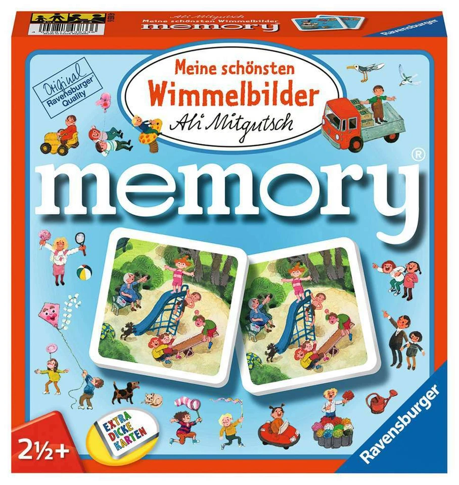 MEMORY® - MEINE SCHÖNSTEN WIMMELBILDER - Ravensburger 81297 - FÜR KINDER - NEU - Bild 1 von 2