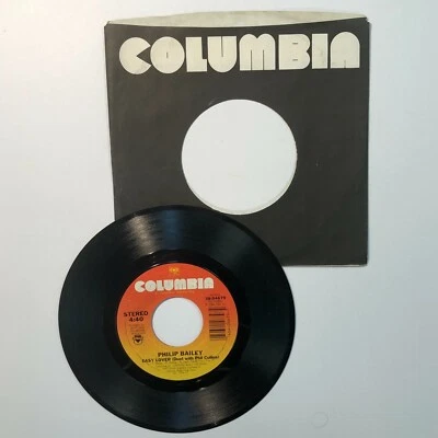 Philip Bailey Easy Lover 45 RPM Record 1984 Columbia Records - Imagem 1 de 4