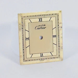 Authentic Must de Cartier Vermeil Series Gold Dial Cal.81 21mmx18mm + Blue Hands - Picture 1 of 12