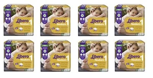 192 LIBERO New Born Windeln TG.1 2-5 KG (8 Verpackungen Ab 24 Stk) Neu Geboren - Bild 1 von 5