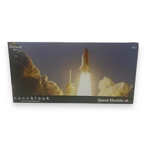 Nanoblock Space Shuttle Micro-Sized Building Block Over 1600 Pieces NEW SEALED - Picture 1 of 12