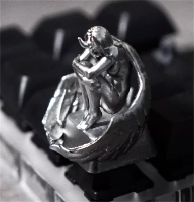 Angel Keycap Artisan For Cherry Mx Mechanical Keyboard Resin Personality Art New - Image 1 of 4