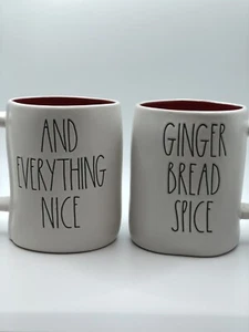 New Rae Dunn Christmas Ginger Bread Spice And Everything Nice 2 SIDED - Picture 1 of 4