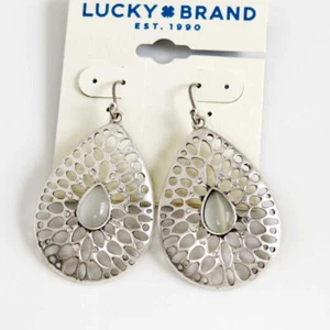 New Lucky Brand Bold Teardrop drop Earrings Retro Women Party Vacation Jewelry - Picture 1 of 3