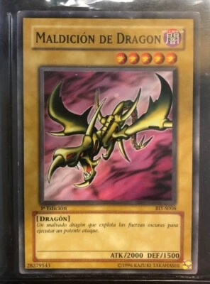 Yu-Gi-Oh! TCG Curse of Dragon- Spanish "Maldición de Dragon" Common 1st Edition. - Image 1 of 2