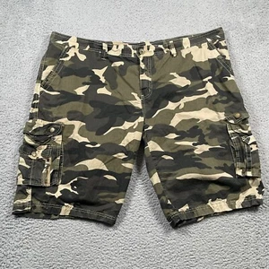 Military Camo Cargo Shorts Men's 48 Camouflage Pockets Outdoor Baggy Y2K - Picture 1 of 12