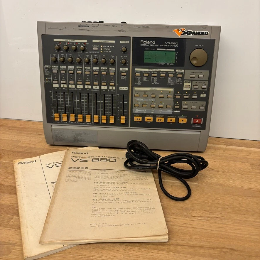 Roland VS-880 Multitrack Recorder Digital Studio Workstation Japan Used - Image 1 of 4