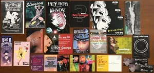 BOY GEORGE *RARE* FLYER COLLECTION Culture Club - Leigh Bowery - Amanda Leopore - Picture 1 of 1