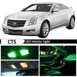 16x Green Interior LED Light Package Kit for 2008-2013 Cadillac CTS CTS-V - Picture 1 of 9