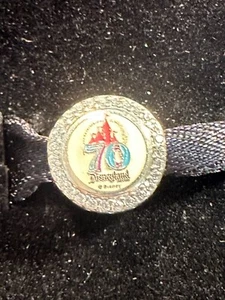 DISNEY PANDORA CHARM DISNEYLAND 70TH ANNIVERSARY TINKER BELL BEAD SLEEVE BOX - Picture 1 of 5