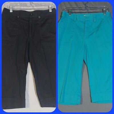 Christopher Banks Pantalones Cortos Mujer 8 Bermudas Chinos (2 Pares) Informales Mamá Verano Foto 1 de 4
