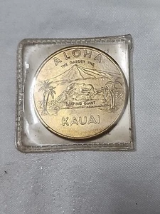 Medalla moneda dólar Kauai The Garden Isle príncipe Kuhio Aloha Hawaii - Imagen 1 de 2