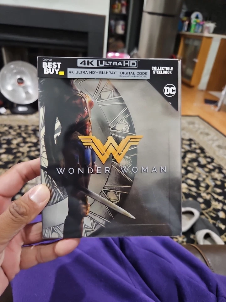 WONDER WOMAN - 4K ULTRA HD - RARE COLLECTIBLE STEELBOOK - BEST BUY - BRAND NEW! - Image 1 of 4