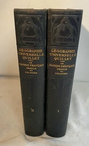 2 Volumes livres géographie universelle Guillet 1923 de Maurice Allain - Picture 1 of 9