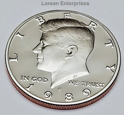 1989 S Kennedy Half Dollar CLAD ✼PROOF✼ - Image 1 of 2