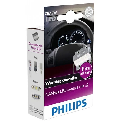 Philips LED Adapter CANbus Warnunterdrückung Canceler 5W 12V 2Stk. - Bild 1 von 2