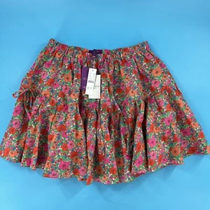 NEU J.Crew Rock XS Stufen Minirock in Liberty® Stoff mehrfarbig geblümt - Bild 1 von 4