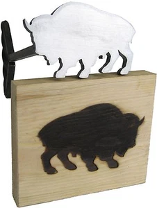 BUFFALO BRANDING IRON / COUNTRY, WESTERN WALL DECORATION - Picture 1 of 2