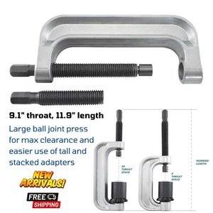 Heavy Duty Ball Joint Press Large C-Frame for Remove Control Arm Bushing U-Joint - Picture 1 of 7