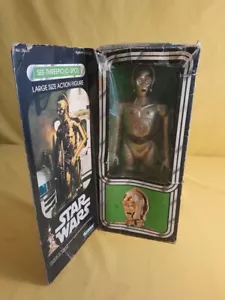 ¡FIGURA DE ACCIÓN DE STAR WARS DE COLECCIÓN 1978 TAMAÑO GRANDE KENNER C-3PO CON CAJA! - G13 - Imagen 1 de 11