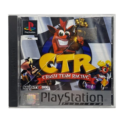 CTR Crash Team Racing (Platinum) *Includes Manual* Sony PS1 PAL - Image 1 of 2
