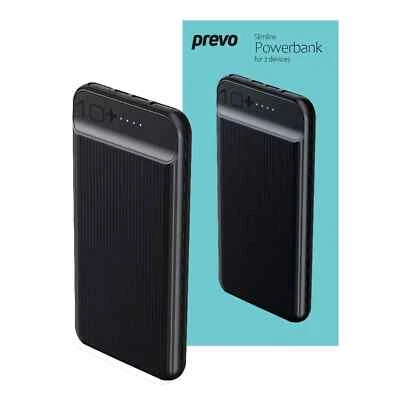 Prevo SP3012 Power Bank 10000mAh Fast Charging for Smart Phones Dual USB Output - Image 1 of 4