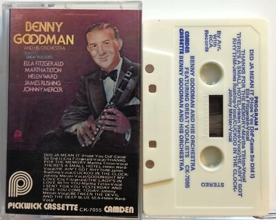 Benny Goodman And His Orchestra : Featuring Great Vocalists (Cassette Tape) *VG* - Image 1 of 2