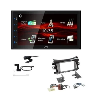 JVC KW-M180DBT 2DIN DAB+ Autoradio für Nissan NP300 Navara Pick-up ab 2016 piano - Bild 1 von 5