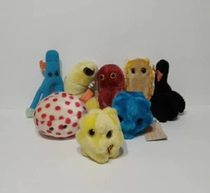 Giant Microbes by Drew Oliver Plush 4"-7" Lot of 8 Toxic Mold, Measles and More - Picture 1 of 11
