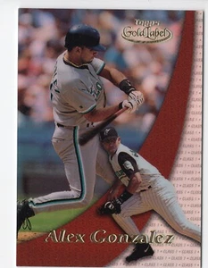 2000 Topps GOLD Label ALEX GONZALEZ Florida MARLINS Baseball CARD MLB #20 - Picture 1 of 2